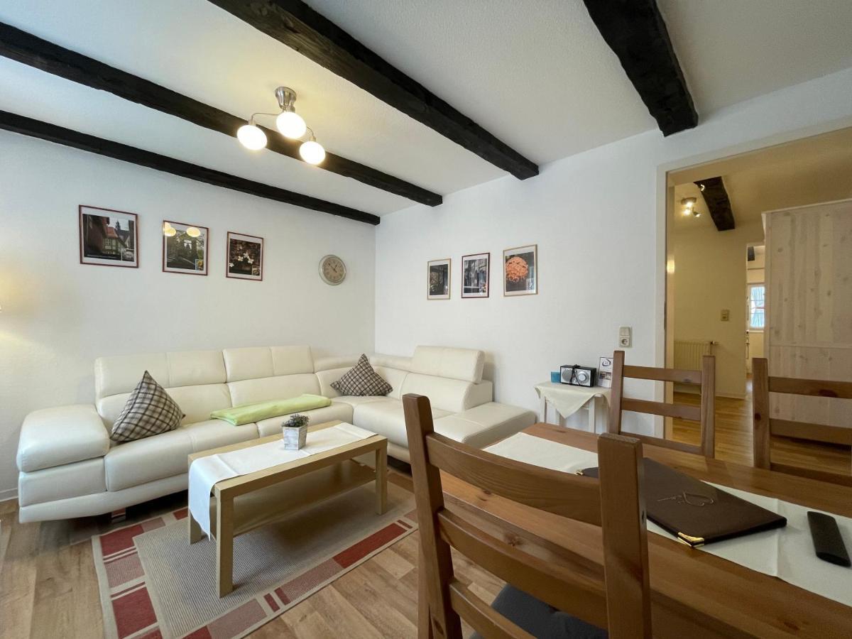 Apartamento Urlaub Im Fachwerk - Klink Quedlinburg Exterior foto