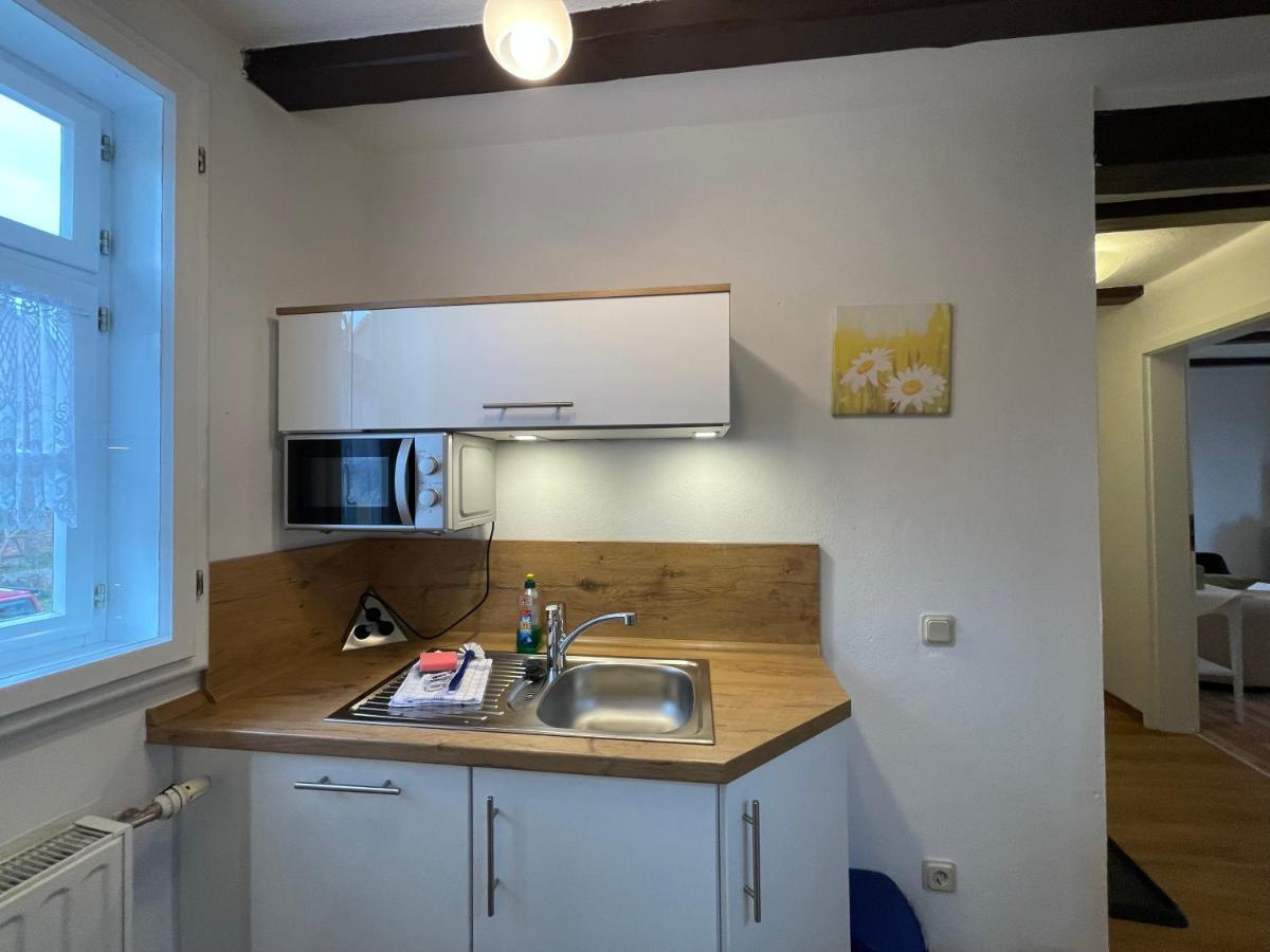 Apartamento Urlaub Im Fachwerk - Klink Quedlinburg Exterior foto