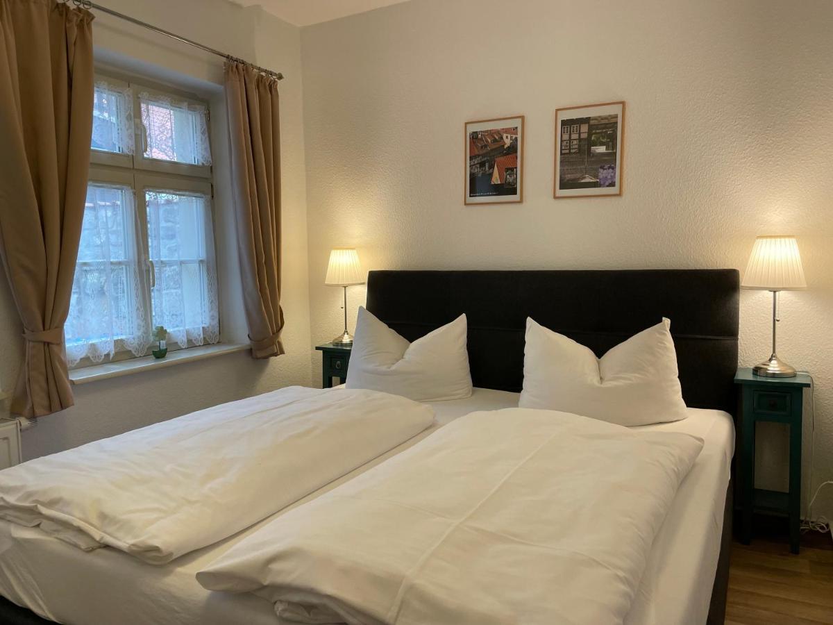 Apartamento Urlaub Im Fachwerk - Klink Quedlinburg Exterior foto
