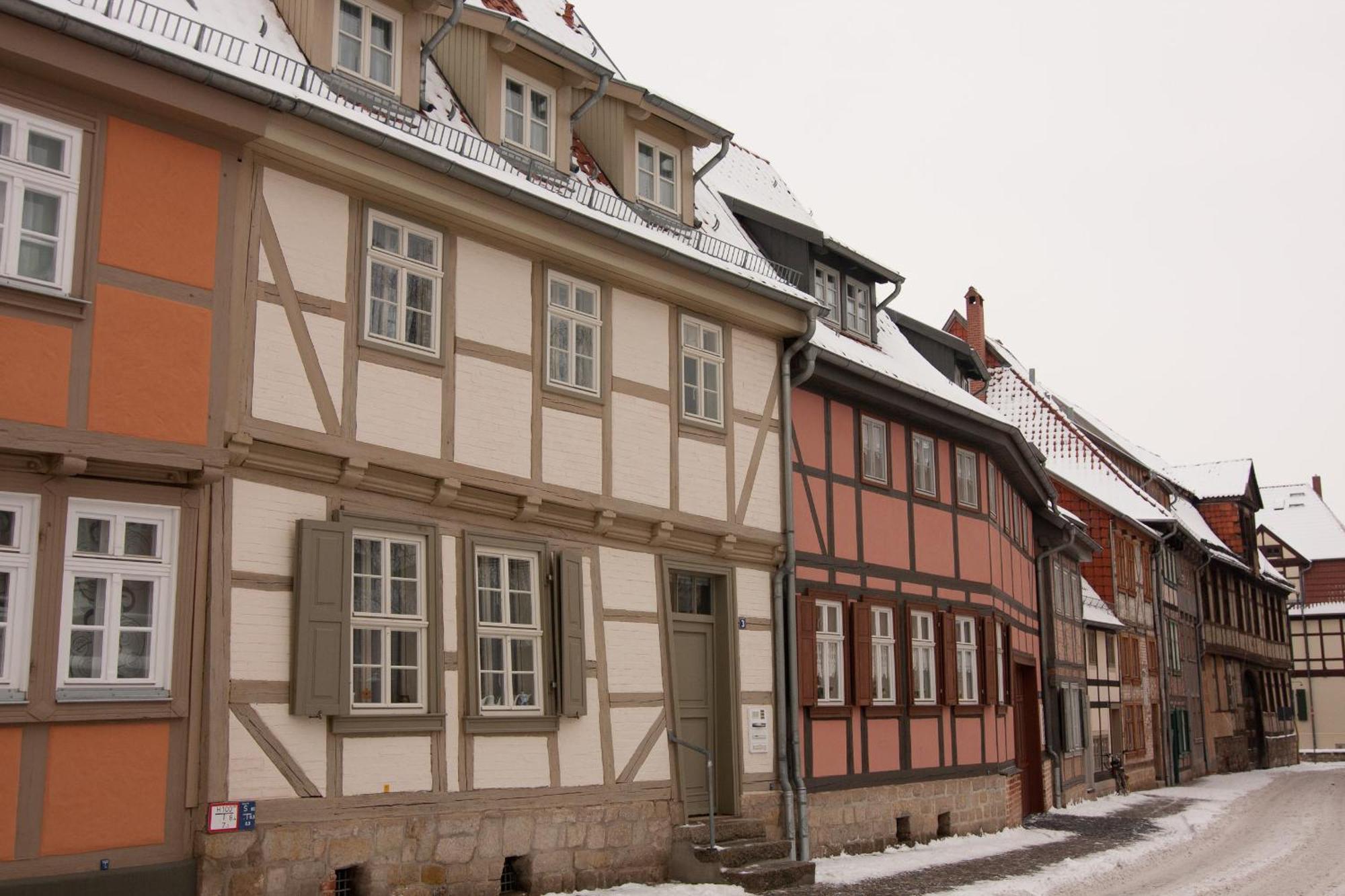 Apartamento Urlaub Im Fachwerk - Klink Quedlinburg Exterior foto