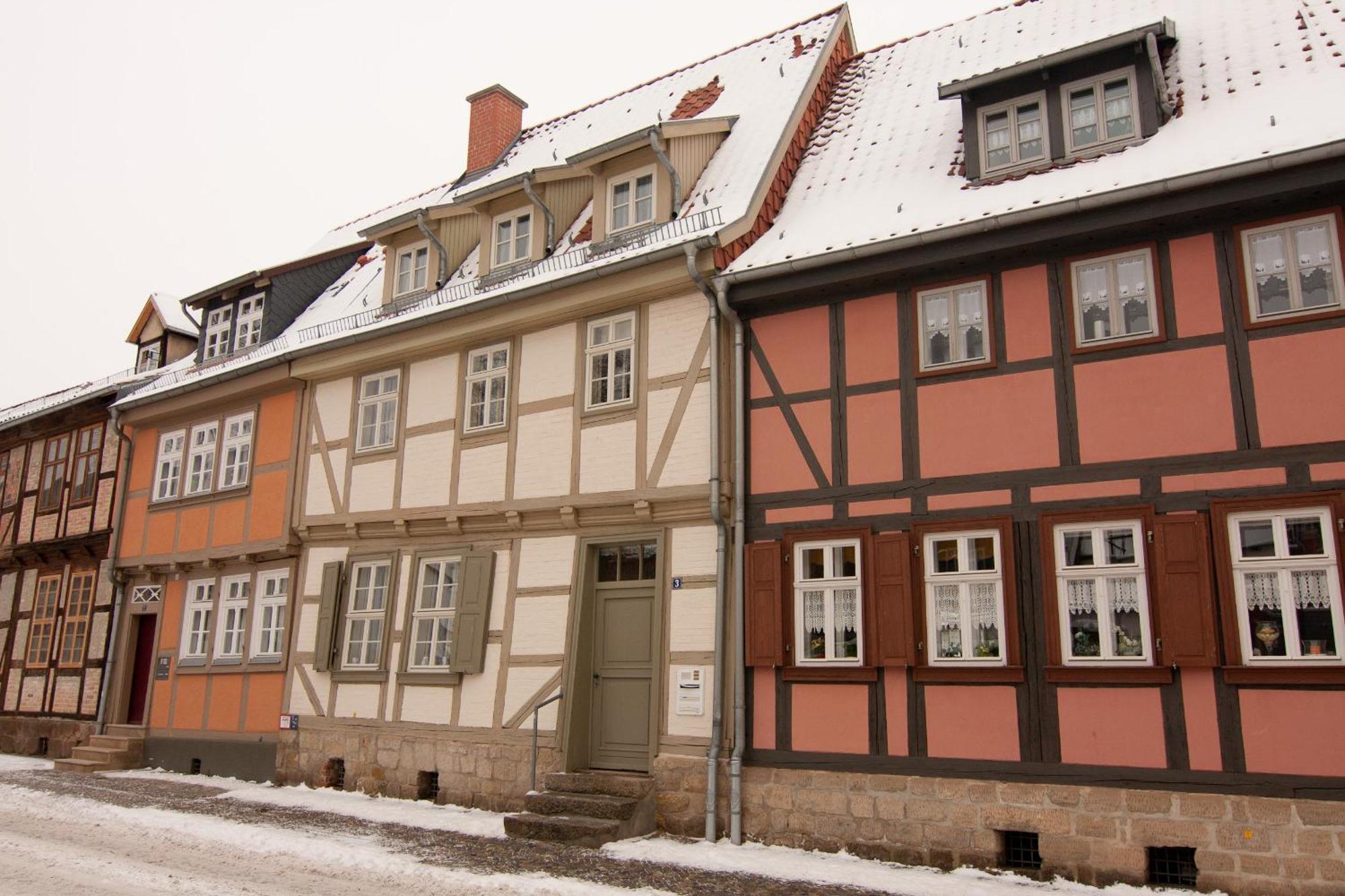 Apartamento Urlaub Im Fachwerk - Klink Quedlinburg Exterior foto
