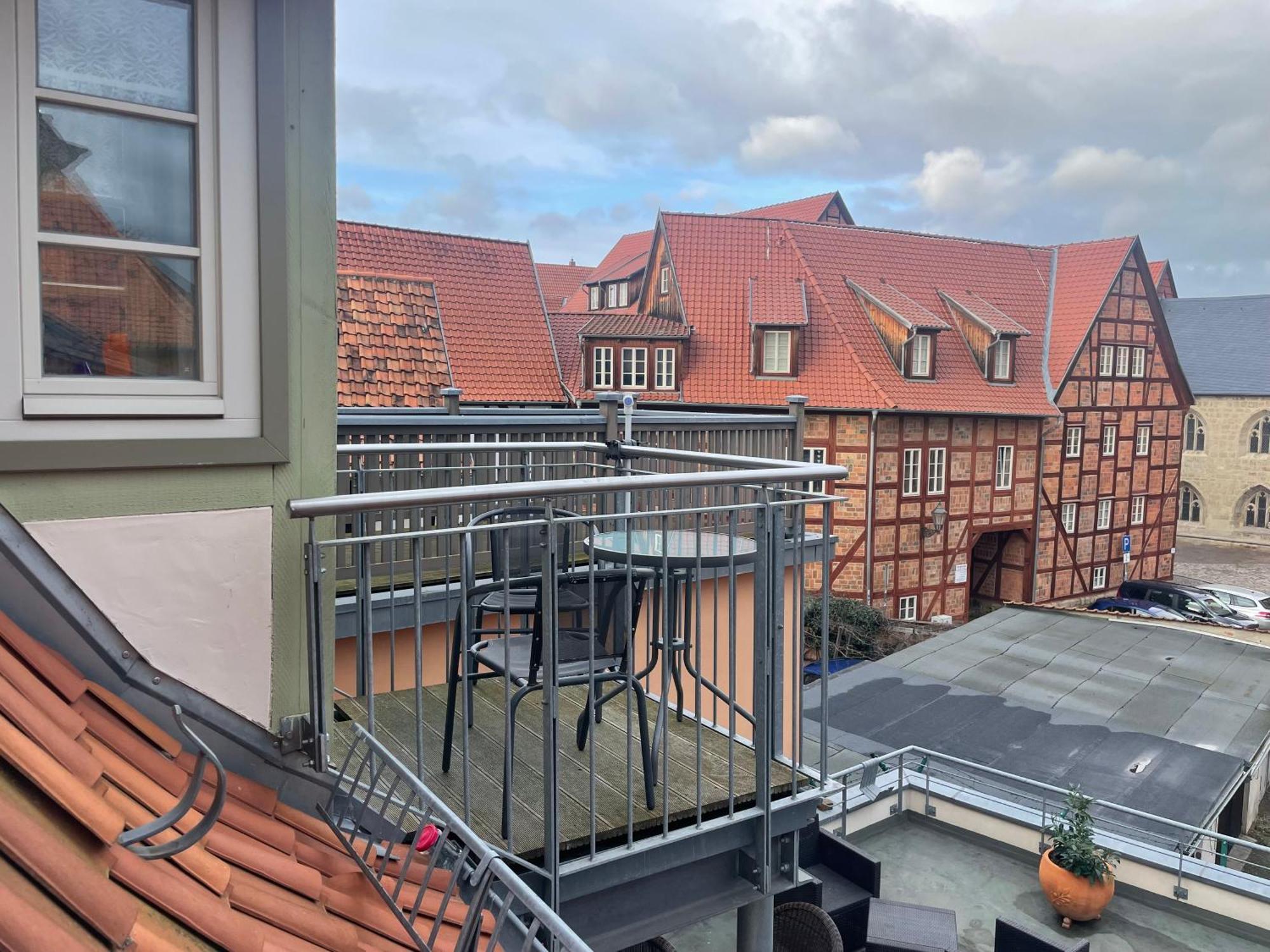 Apartamento Urlaub Im Fachwerk - Klink Quedlinburg Exterior foto