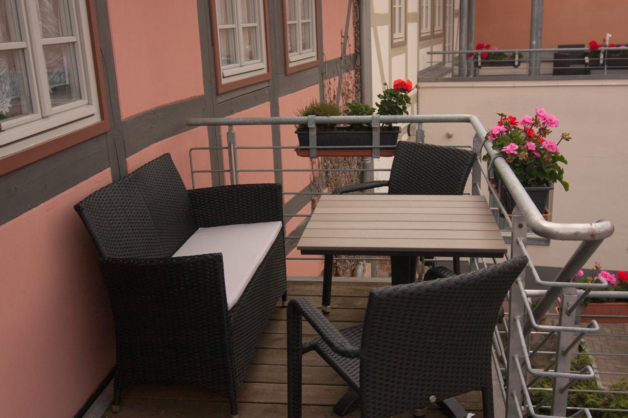 Apartamento Urlaub Im Fachwerk - Klink Quedlinburg Exterior foto