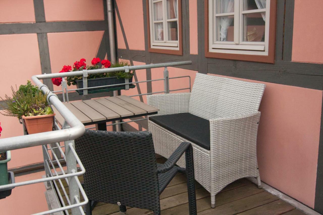 Apartamento Urlaub Im Fachwerk - Klink Quedlinburg Exterior foto